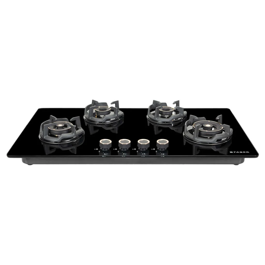 Faber Hob Experia Cooktop 4 Brass Burner HT904 ALU AI FFD
