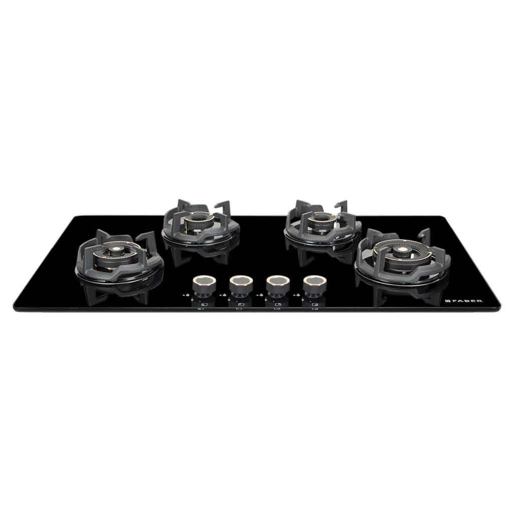 Faber Hob Experia Cooktop 4 Brass Burner HT904 ALU AI FFD - Image 2