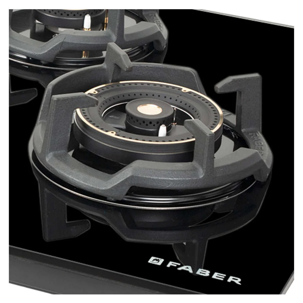 Faber Hob Experia Cooktop 4 Brass Burner HT904 ALU AI FFD - Image 6
