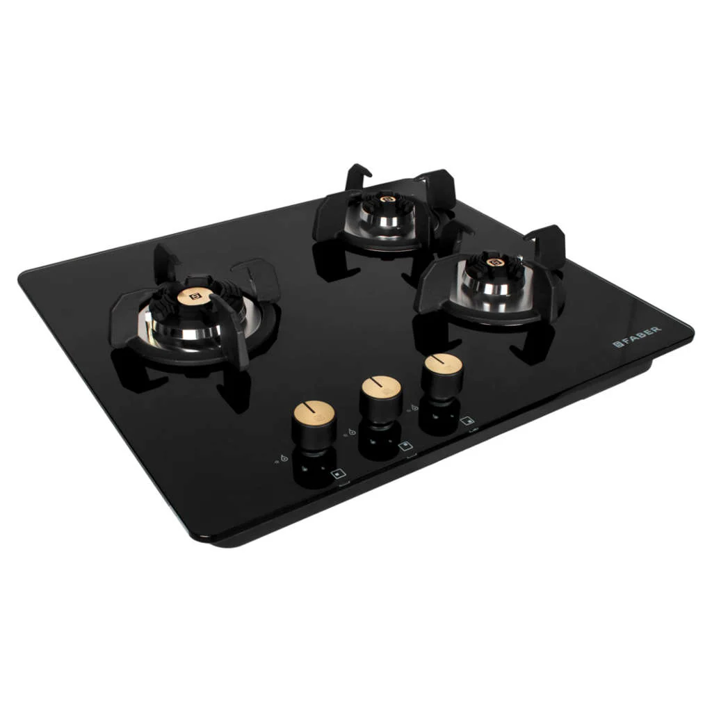 Faber Hob Maxus Cooktop 3 Brass Burner HT603 CRS BR CI AI - Image 3