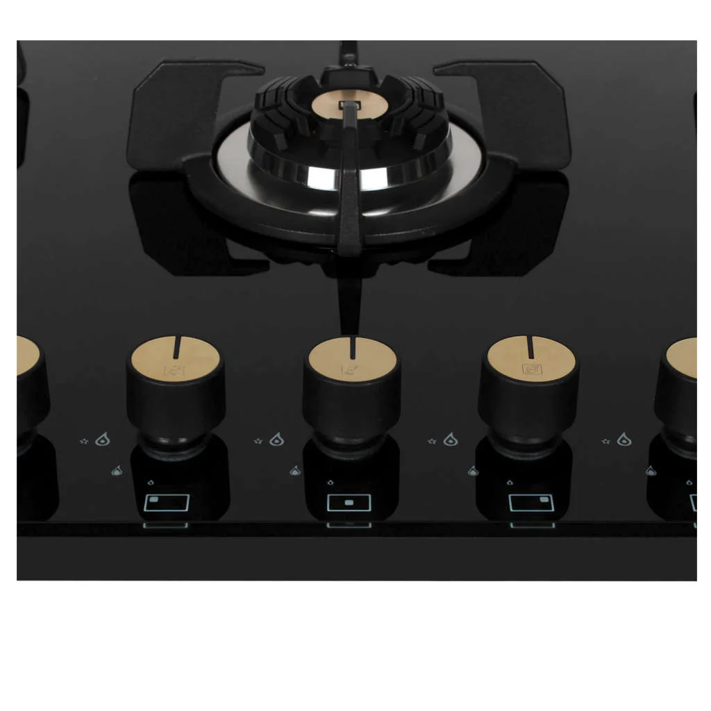 Faber Hob Maxus Cooktop 5 Brass Burner HT905 CRS BR CI AI - Image 6