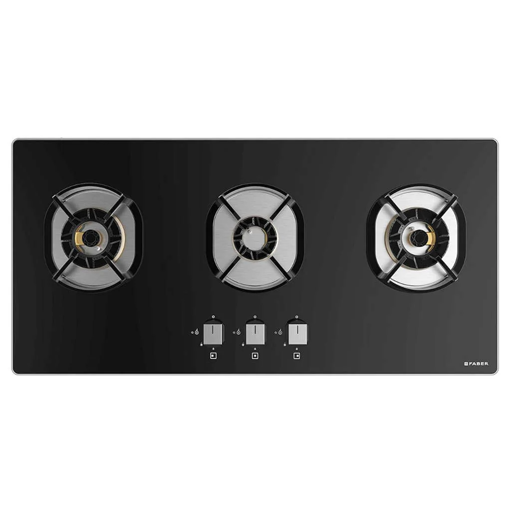 Faber Hob Nexus Cooktop 3 Brass Burner IND HT803 CRS BR CI AI - Image 2