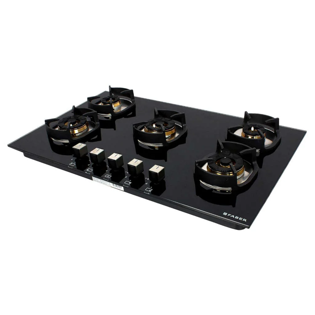 Faber Hob Nexus Cooktop 5 Brass Burner IND HT905 CRS BR CI AI - Image 2