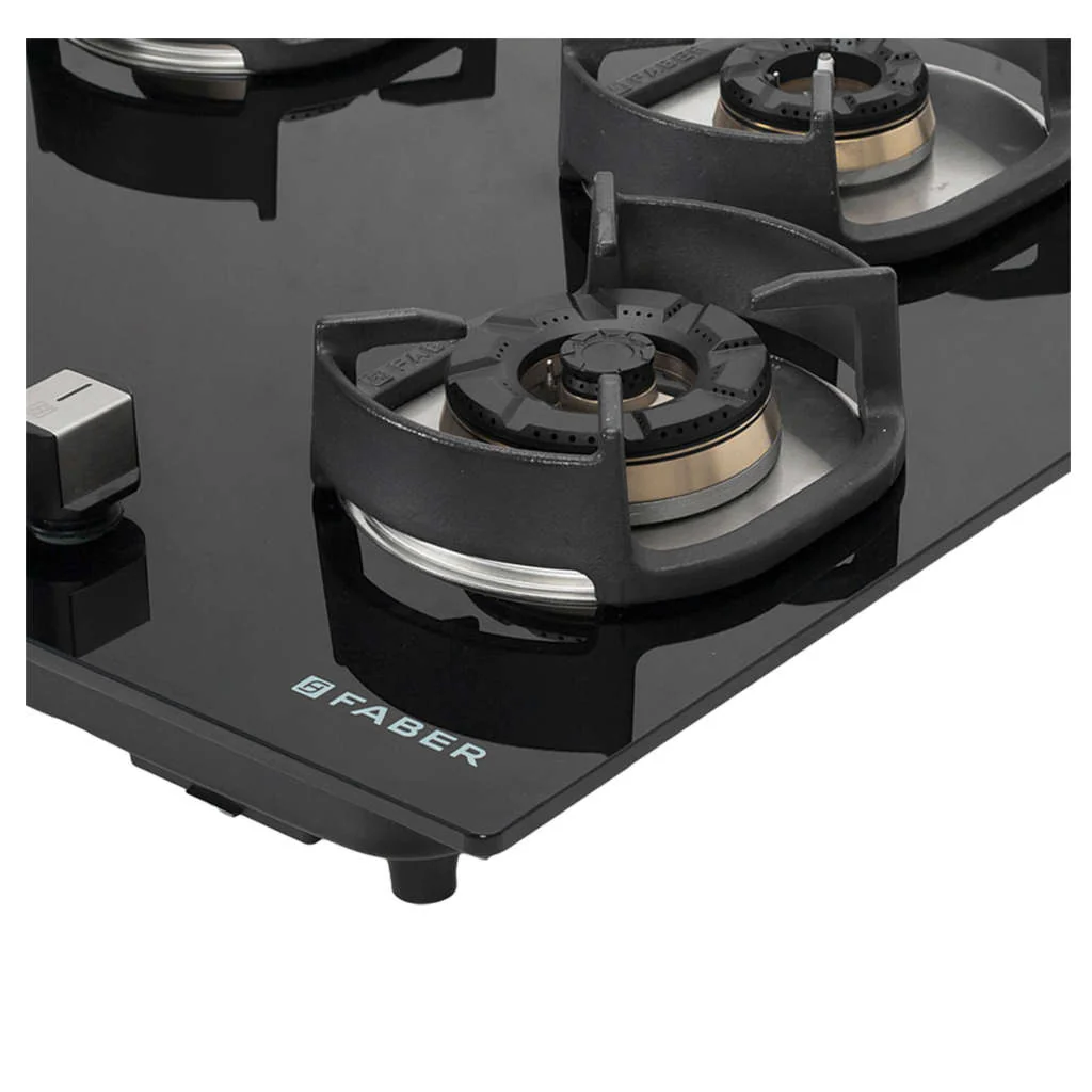 Faber Hob Nexus Star Cooktop 4 Brass Burner IND HT654 FFD CRS BR CI - Image 5