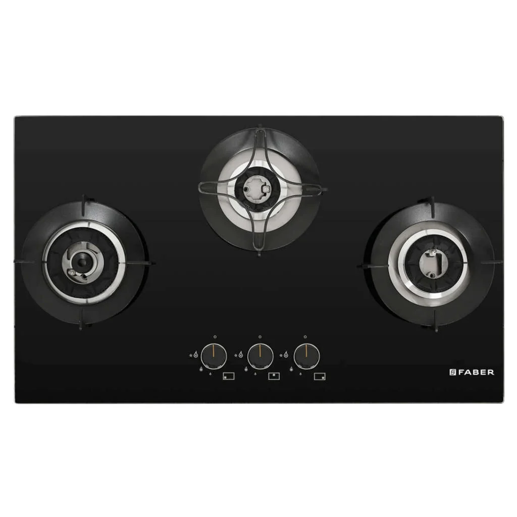 Faber Hob Superia Cooktop 3 Brass Burner HT 763 BR AI - Image 2