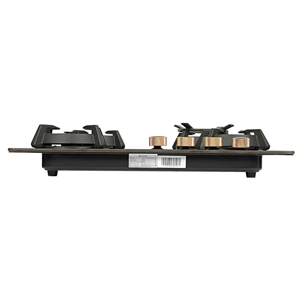 Faber Hob Utopia Pro Cooktop 4 Brass Burner HT 704 BR CI - Image 3