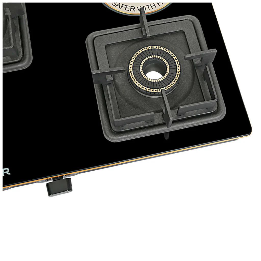 Faber Prince Plus Gas Stove 3 Brass Burner - Image 6