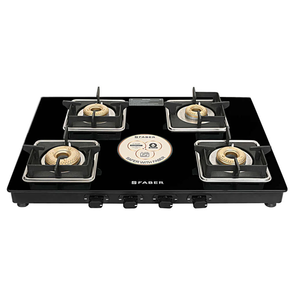 Faber Remo XL AI Cooktop 4 Brass Burner