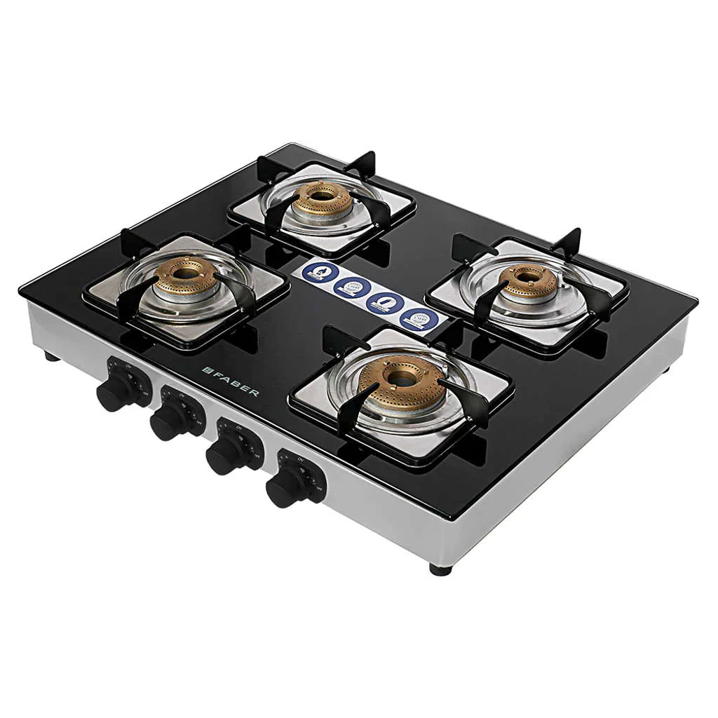 Faber Supreme Plus C AI Gas Stove 4 Brass Burner - Image 2