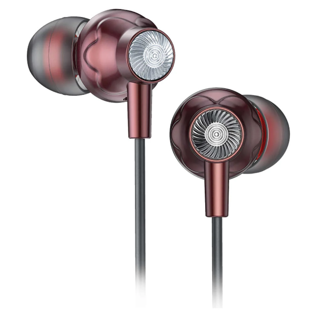 Fingers Beautific2 Wired Earphone Burgundy