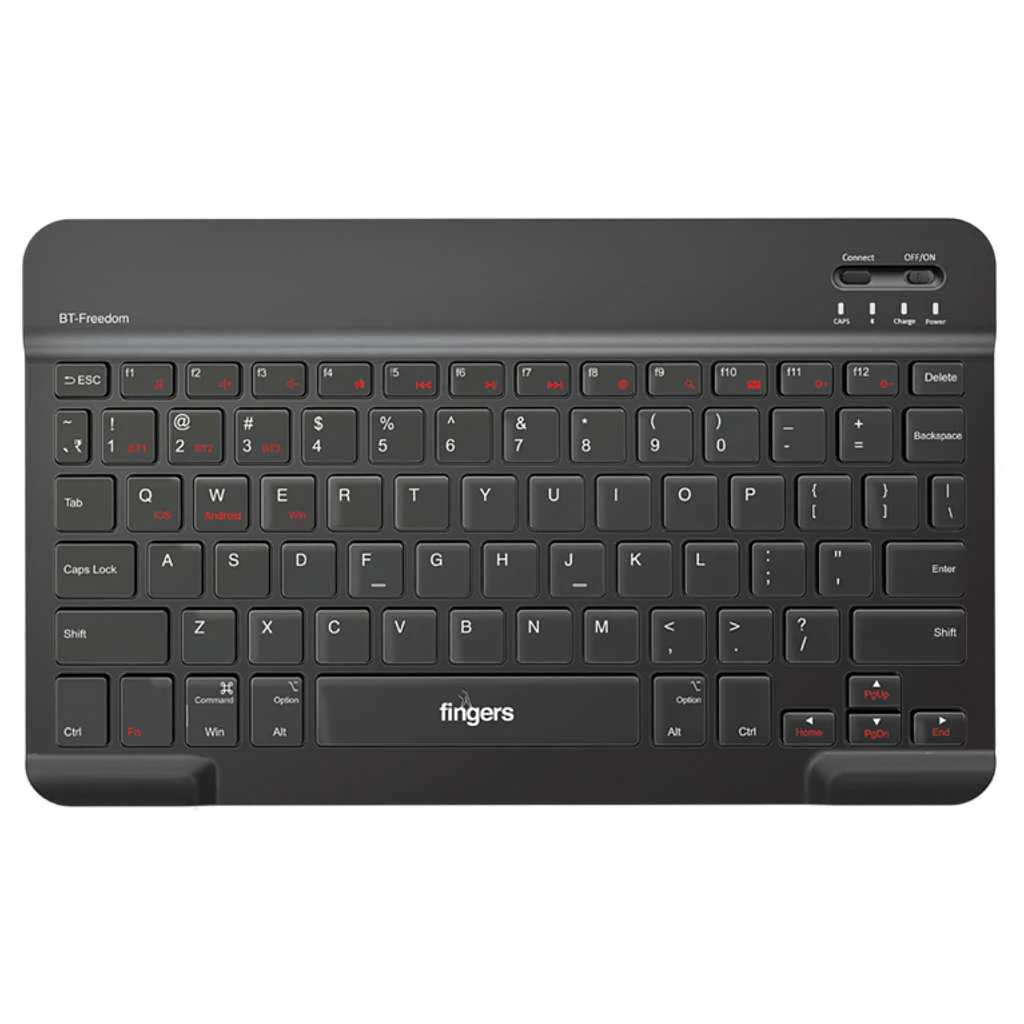 Fingers BT-Freedom Bluetooth Mini Keyboard Jet Black - Image 4