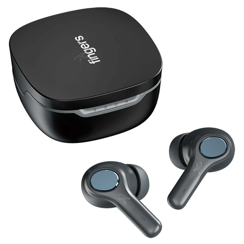 Fingers Go-Crystal True Wireless Earbuds Rich Black - Image 4