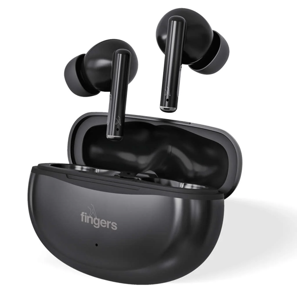 Fingers Go-Hi-3 True Wireless Earbuds Black - Image 4
