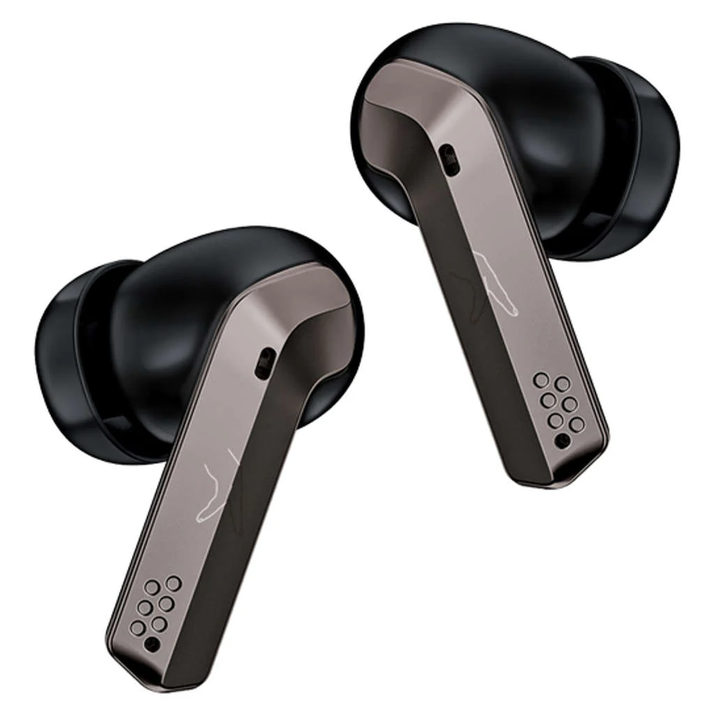 Fingers Mesmeric True Wireless Earbuds Gun Metal + Black - Image 4