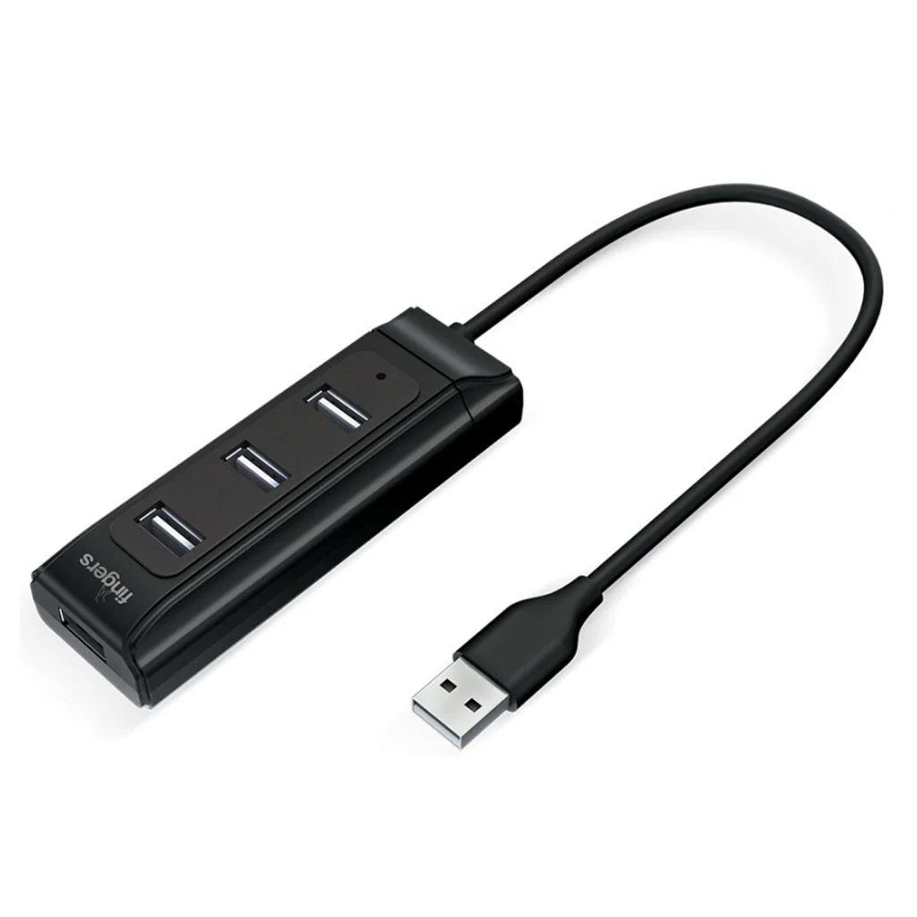 Fingers ProConnect Sleek USB 2.0 Hub With USB Interface 4 Port - Image 3