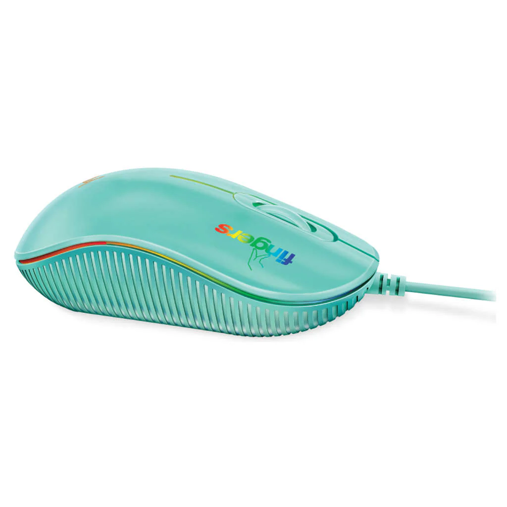 Fingers RGB-Debonair Wired Mouse Dreamy Blue