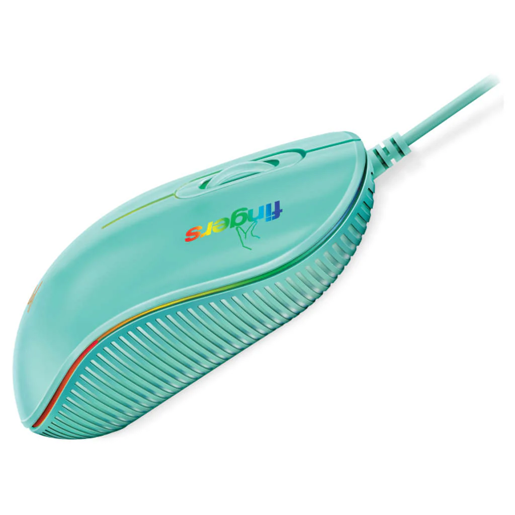 Fingers RGB-Debonair Wired Mouse Dreamy Blue - Image 3