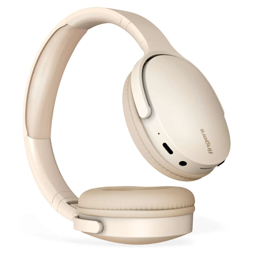Fingers Rock-n-Roll H6 Wireless Headphones Beige