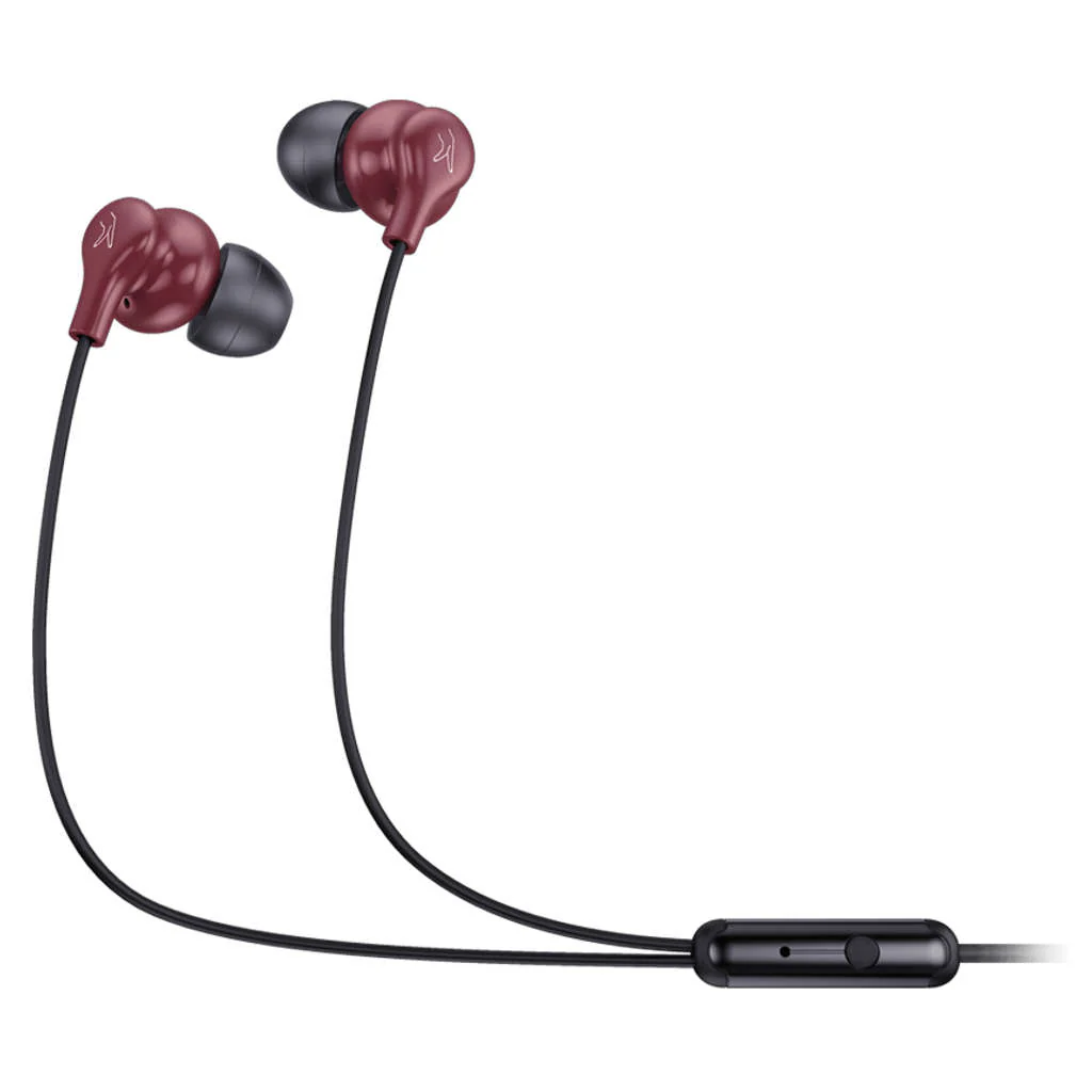 Fingers SoundBoss Wired Earphone Burgundy - Image 2
