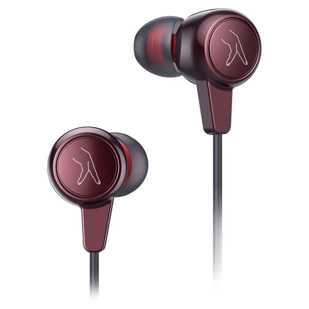 Fingers SoundElite Wired Earphone Burgundy - Image 2
