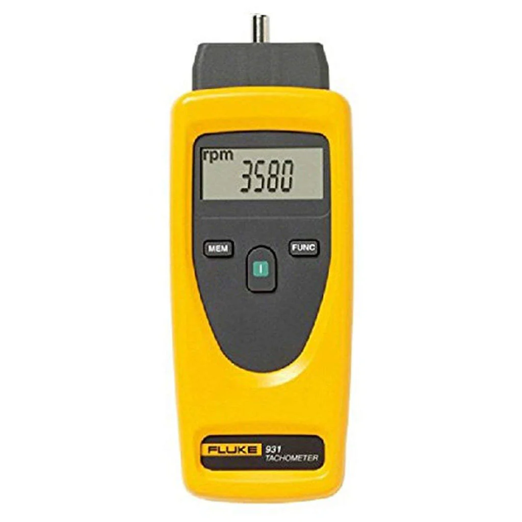 Fluke Contact and Non-Contact Dual-Purpose Tachometers 931