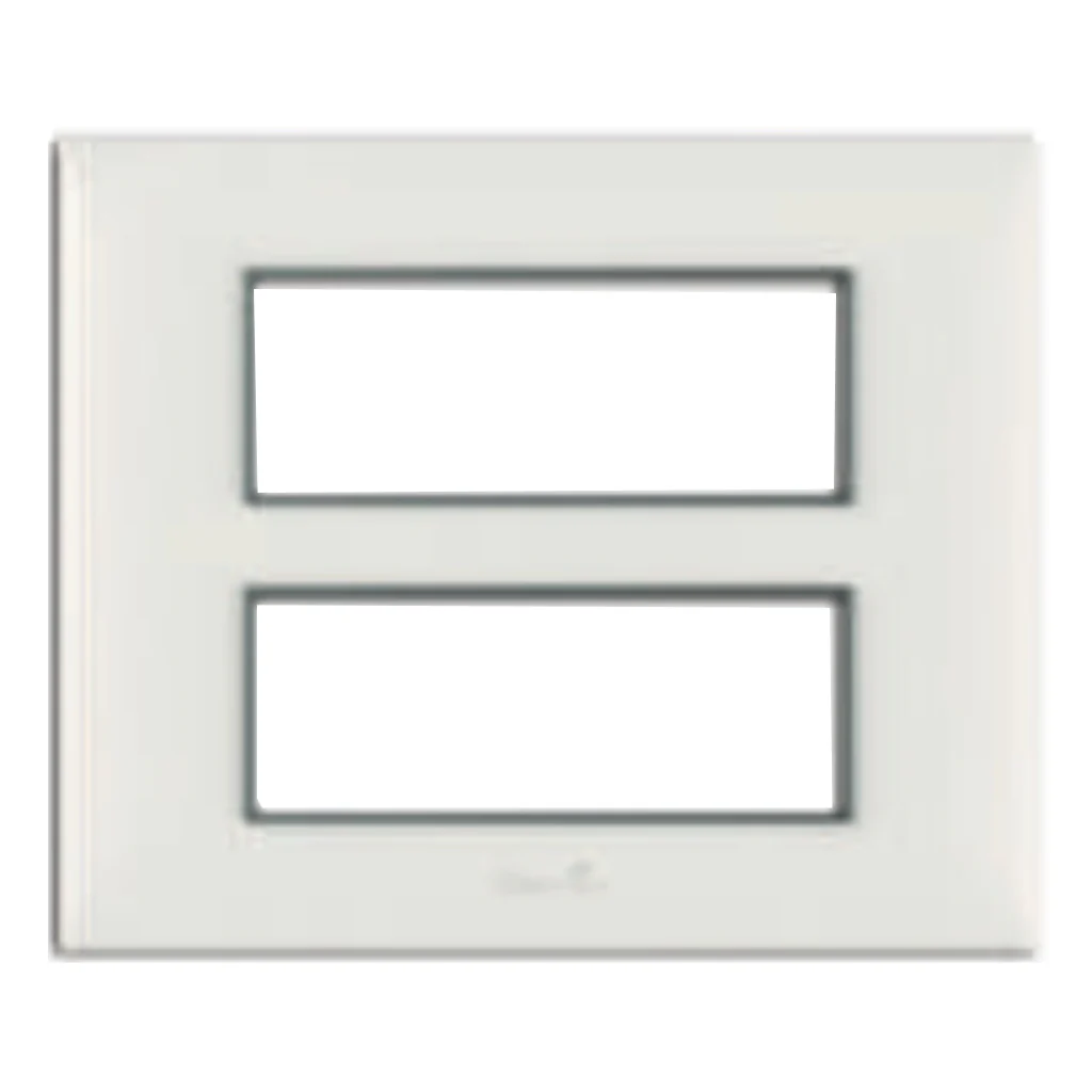 Fybros Florenza Modular Plates With Mounting Frames 12M Glacier White F2012