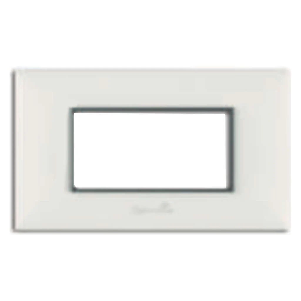 Fybros Florenza Modular Plates With Mounting Frames 4M Glacier White F2005