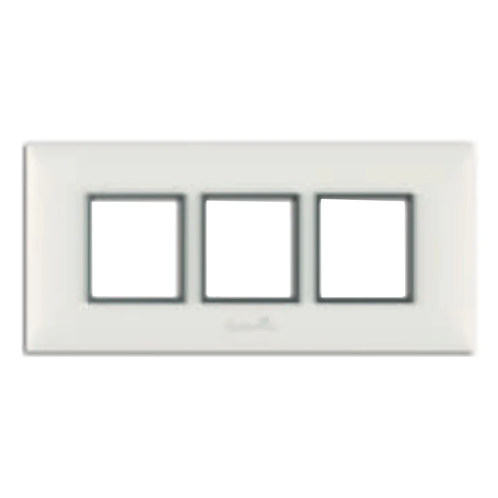 Fybros Fusion Modular Plates With Mounting Frames 6M(2+2+2) Glacier White F3008