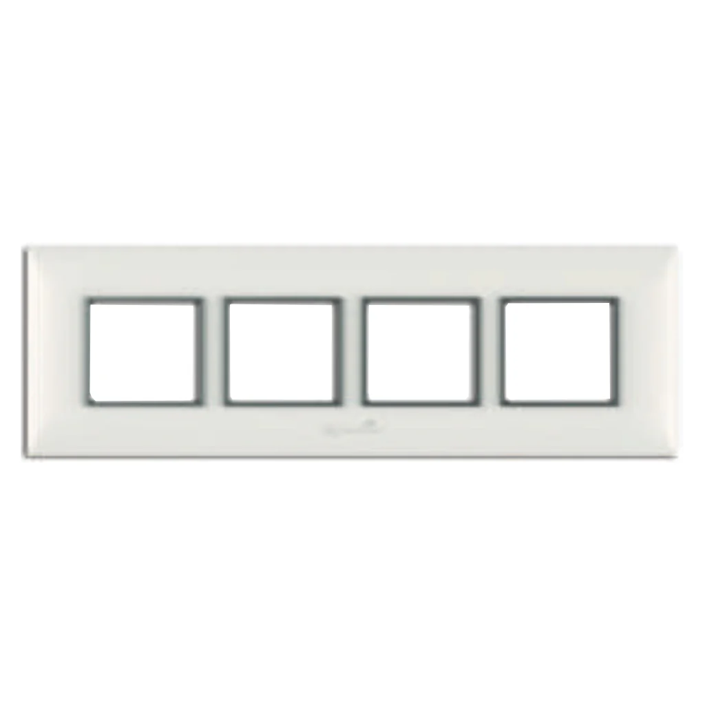 Fybros Fusion Modular Plates With Mounting Frames 8M(2+2+2+2) Glacier White F3010