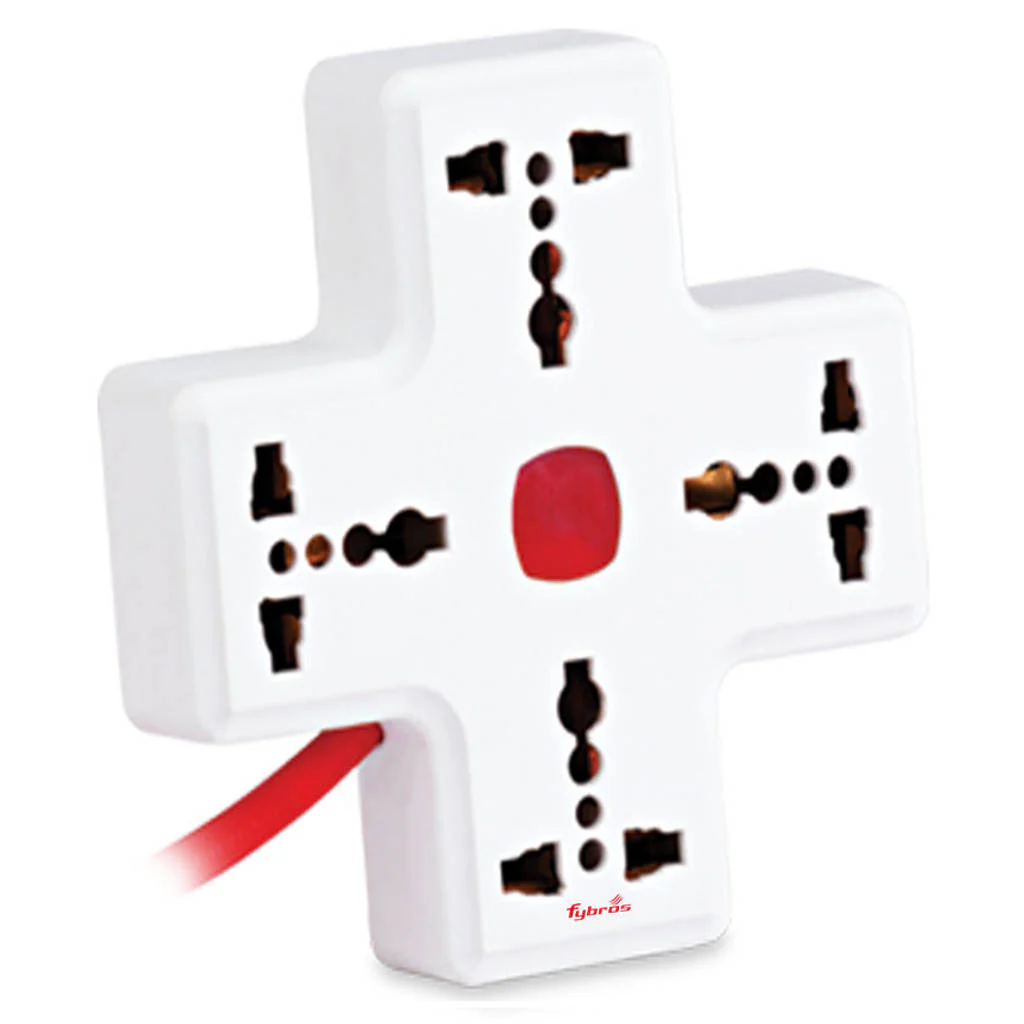 Fybros Zine Flex Box F-Plus 4X1 Power Strip 9026