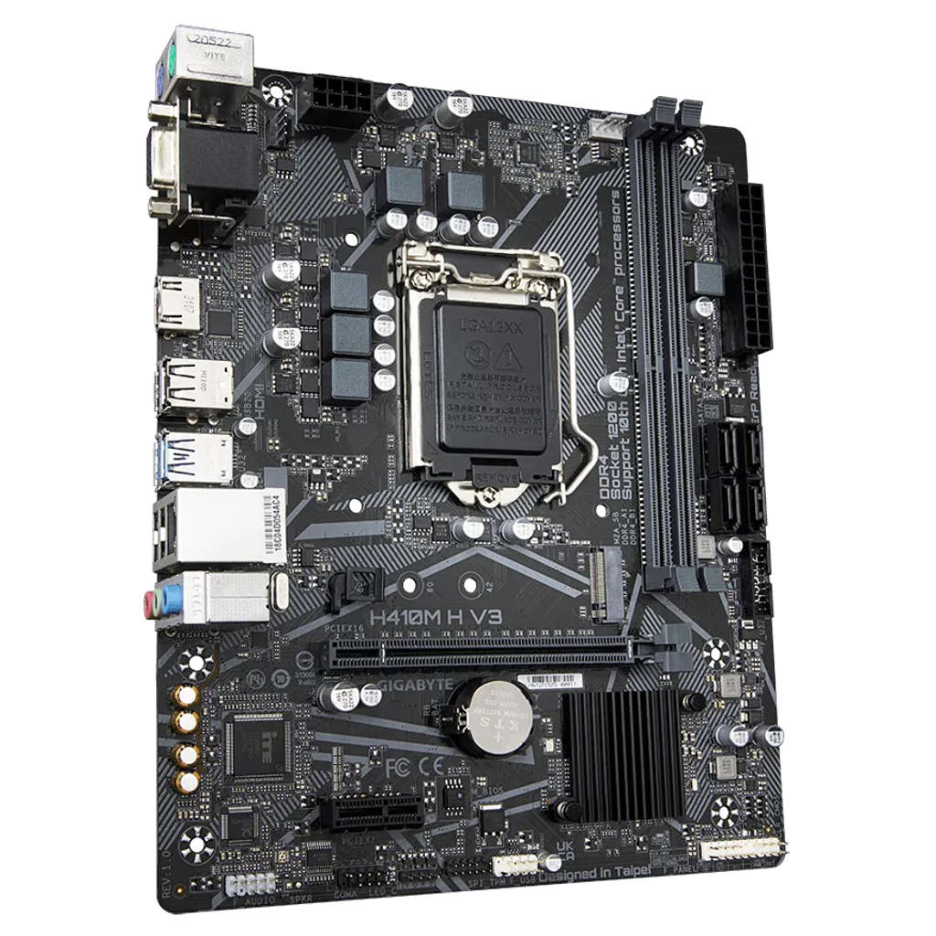 Gigabyte H410M H V3 Ultra Durable Motherboard With Gaming GbE LAN, Anti-Sulfur Resistor & Smart Fan - Image 3