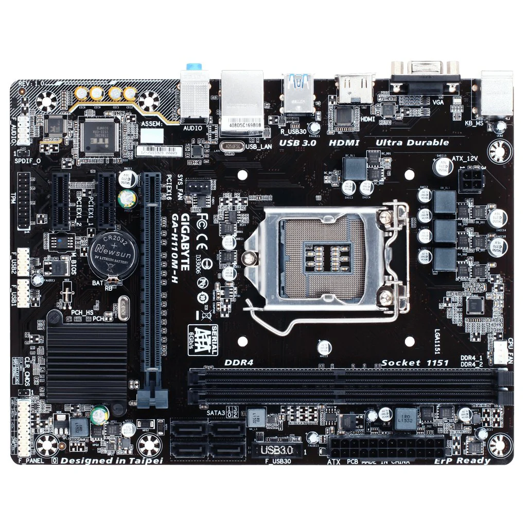Gigabyte MotherBoard GA-H110M-H - Image 2