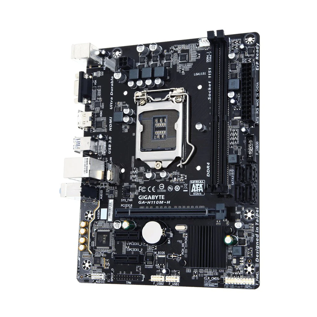Gigabyte MotherBoard GA-H110M-H - Image 3