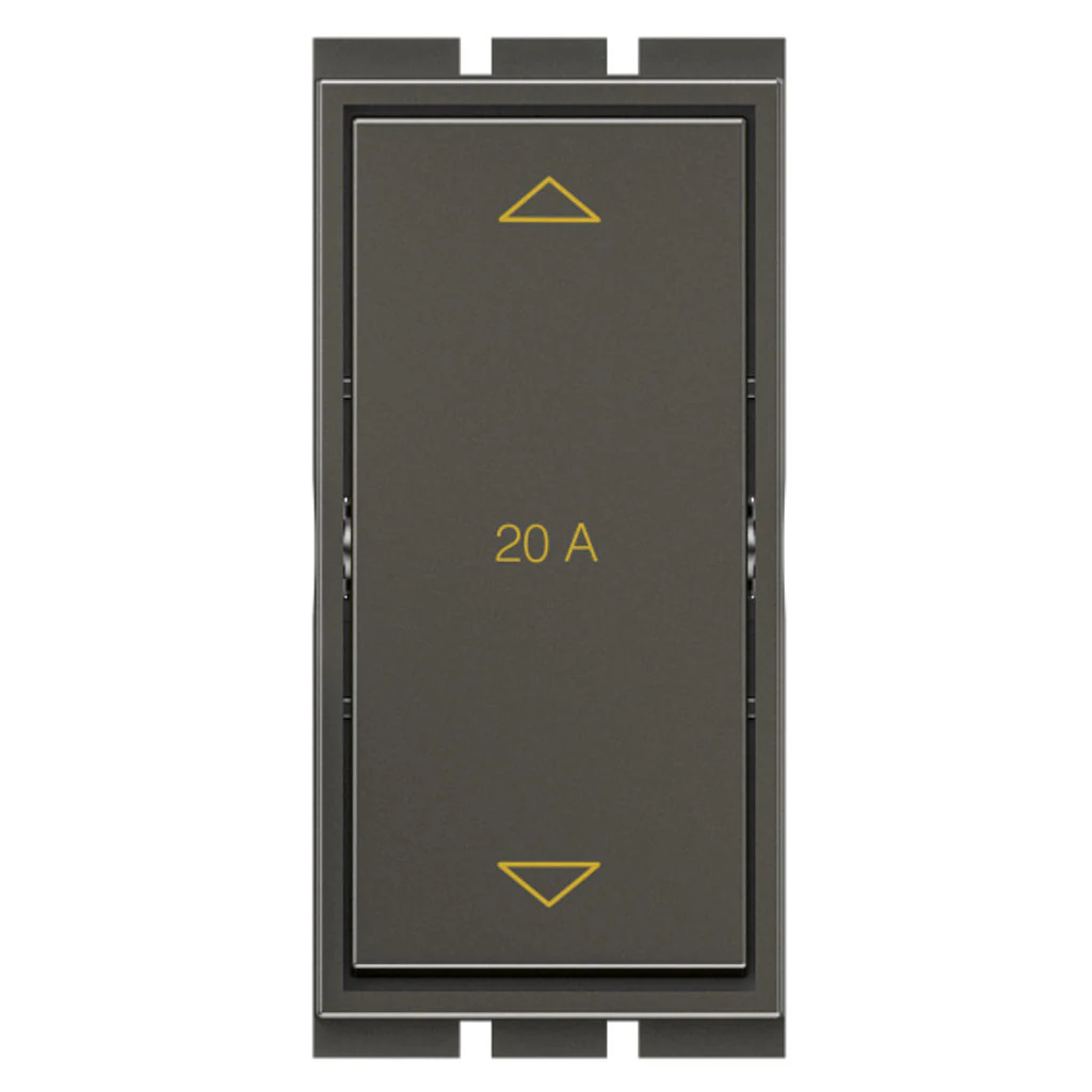 GM Flatino 20A 2 Way Switch Graphite Magnesia AC 1 343
