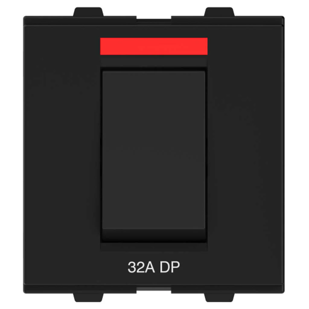 GM FourFive 32A Double Pole Switch With LED Indicator 2 Module AA 2 159 - Image 2
