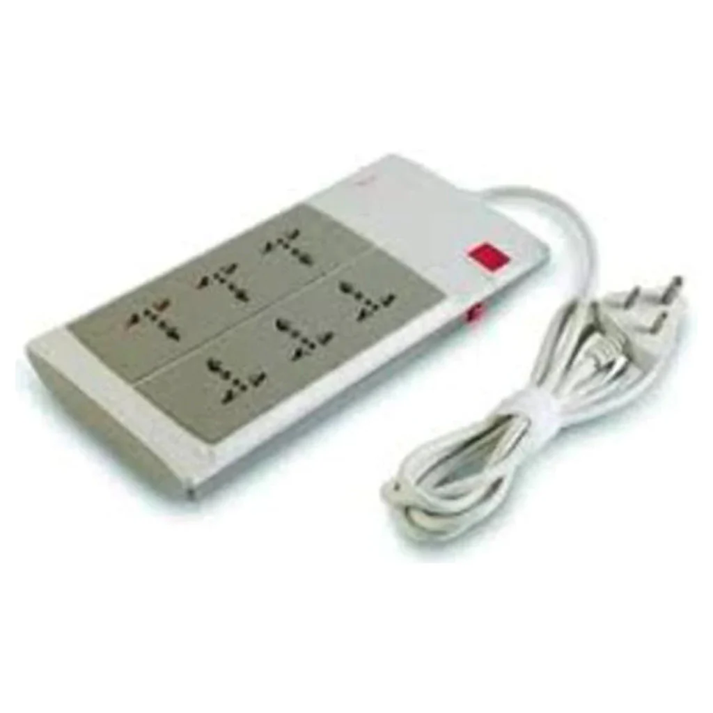 GM G-POWER 6+1 SPIKE GUARD WITH MASTER SWITCH, INDICATOR, SAFETY SHUTTER, INTERNATIONAL SOCKETS AND SURGE PROTECTOR – GM3059 - Image 2