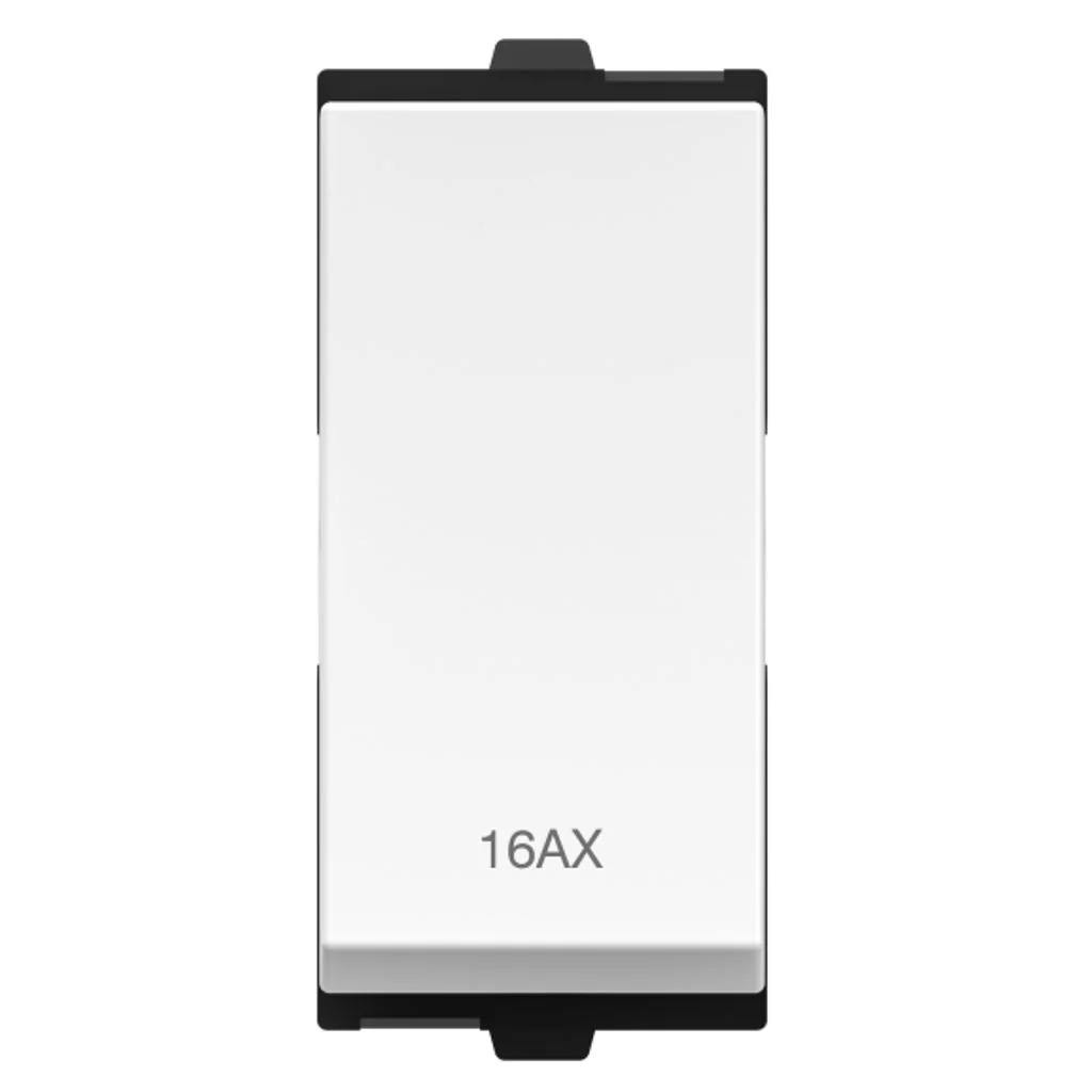 GM Genia 16AX 1 Way Switch Glossy White AB 1 205