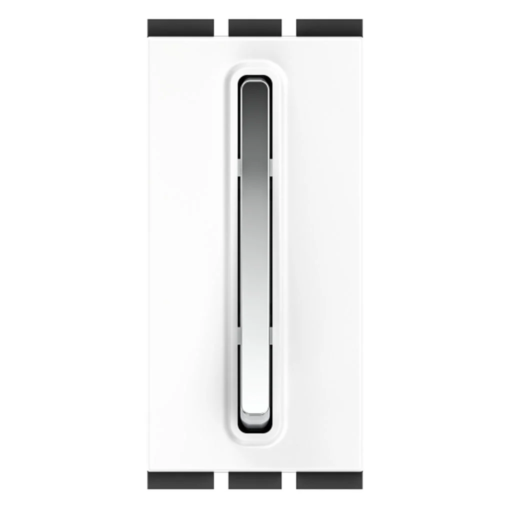 GM Stylo 10AX 1 Way Switch Glossy White AC 1 361
