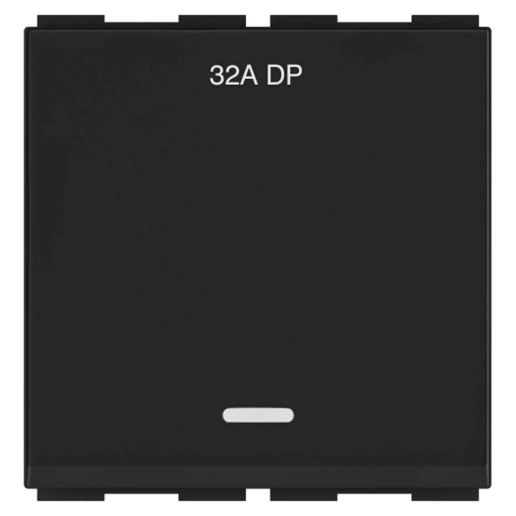 GM Ziano 32A Double Pole Switch With LED Indicator 2 Module AA 2 637 - Image 2