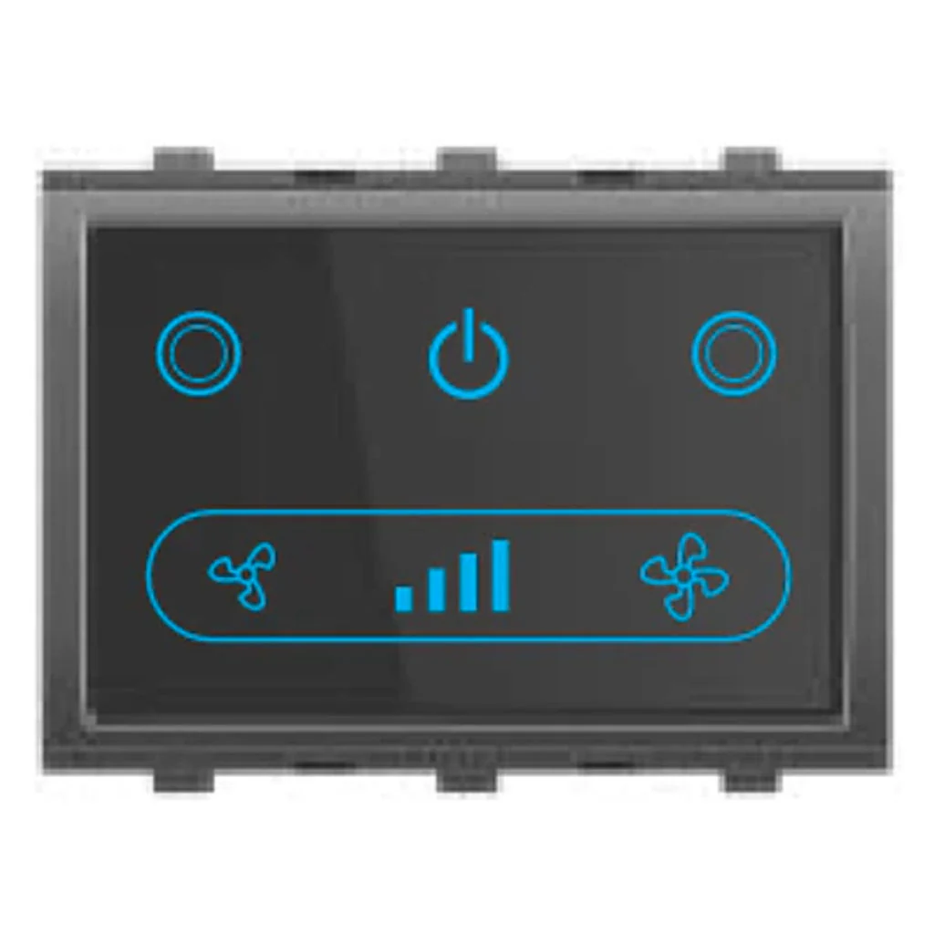Goldmedal Nixon 3 Module i-Touch Wi-Fi 2 Switch + 1 Fan Regulator With Master 103916