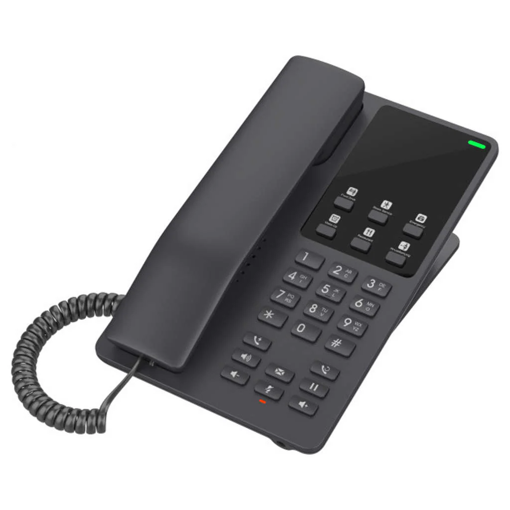 Grandstream Compact Hotel IP Phone Black GHP621W - Image 3