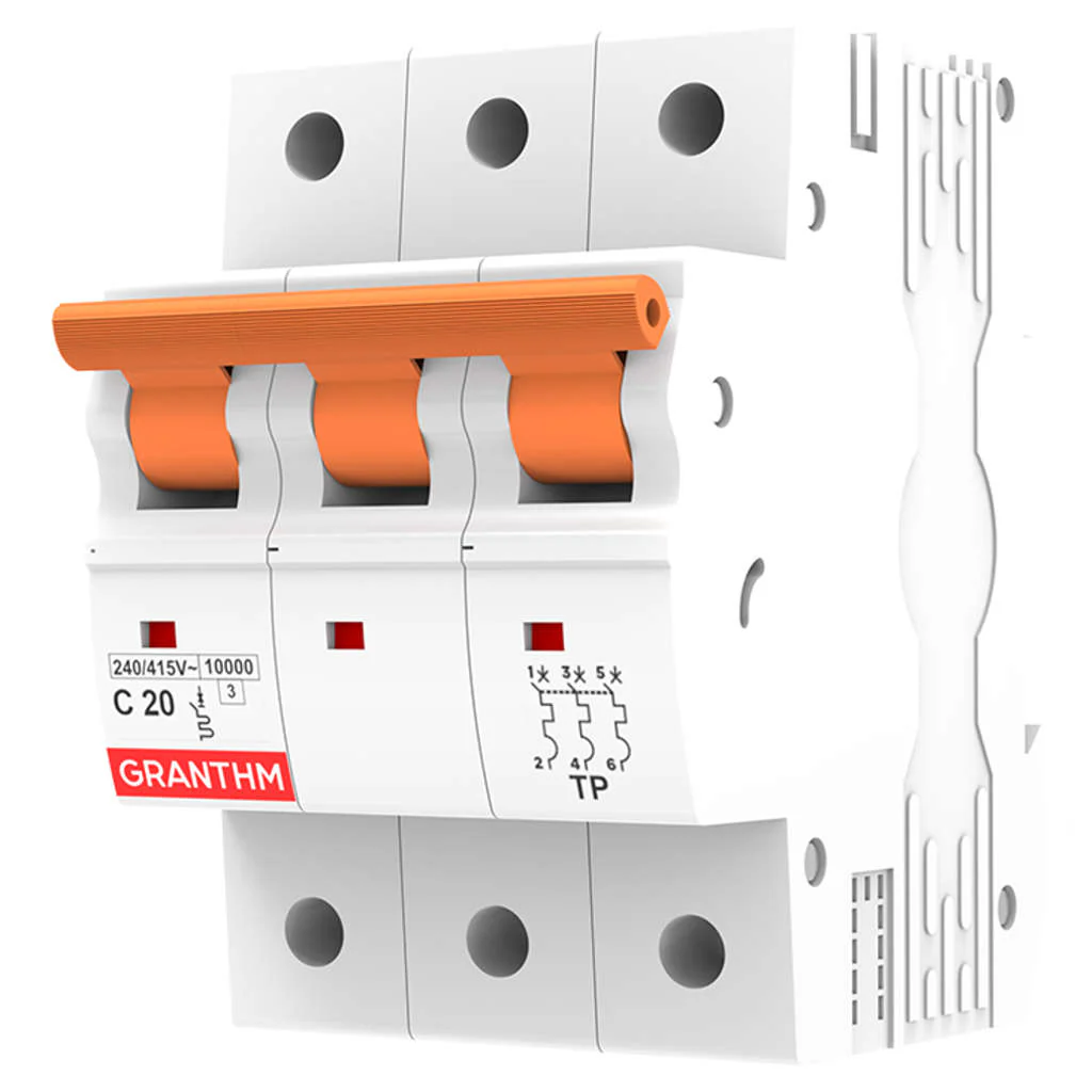 Granthm Connect Series Three Pole MCB 40 Amps GMC 6004.1