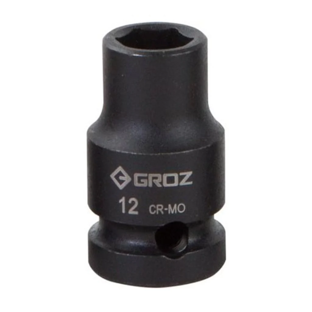 Groz 1/2 Inch Drive Deep Hex Impact Sockets