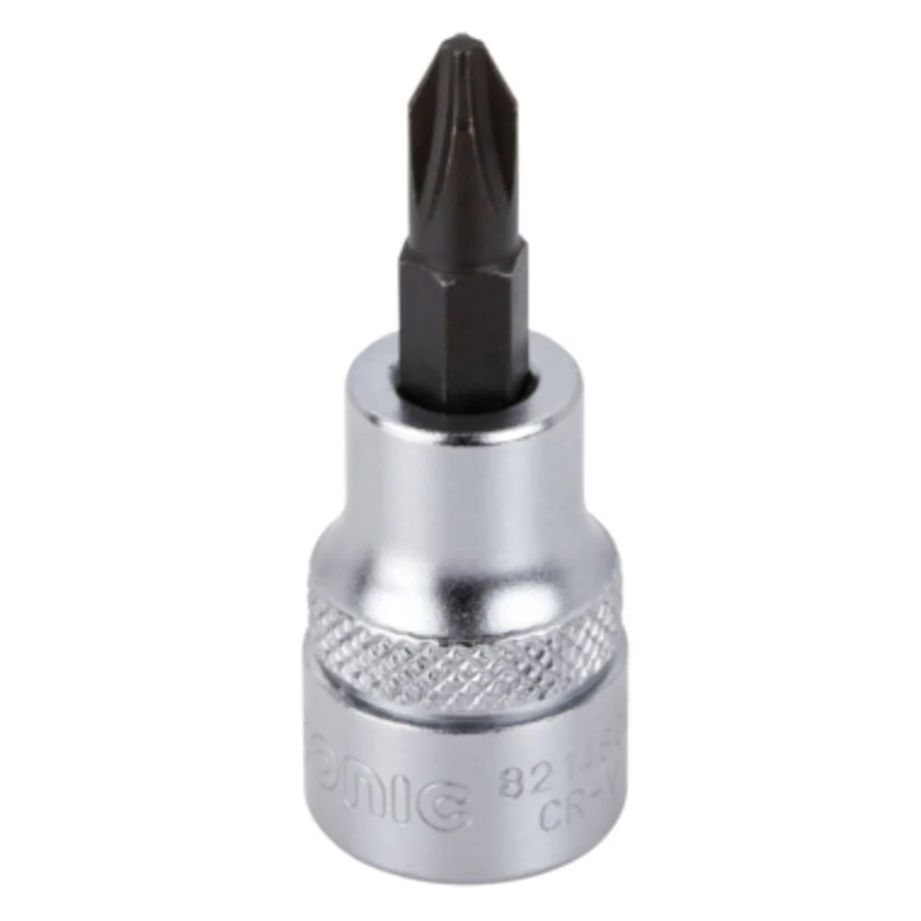 Groz 1/4 Inch Drive Pozi Bit Socket