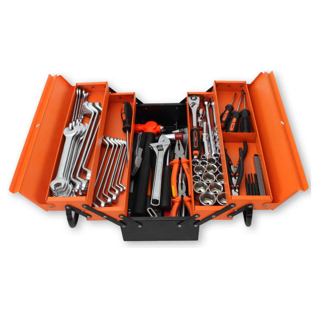 Groz Cantilever Tool Box Kit 5 Tray 64 Pcs MTB/5/64/AU