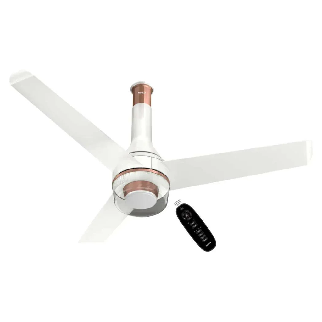 Havells Crista UL BLDC IoT Under Light Ceiling Fan With Remote 1200 mm Pearl White