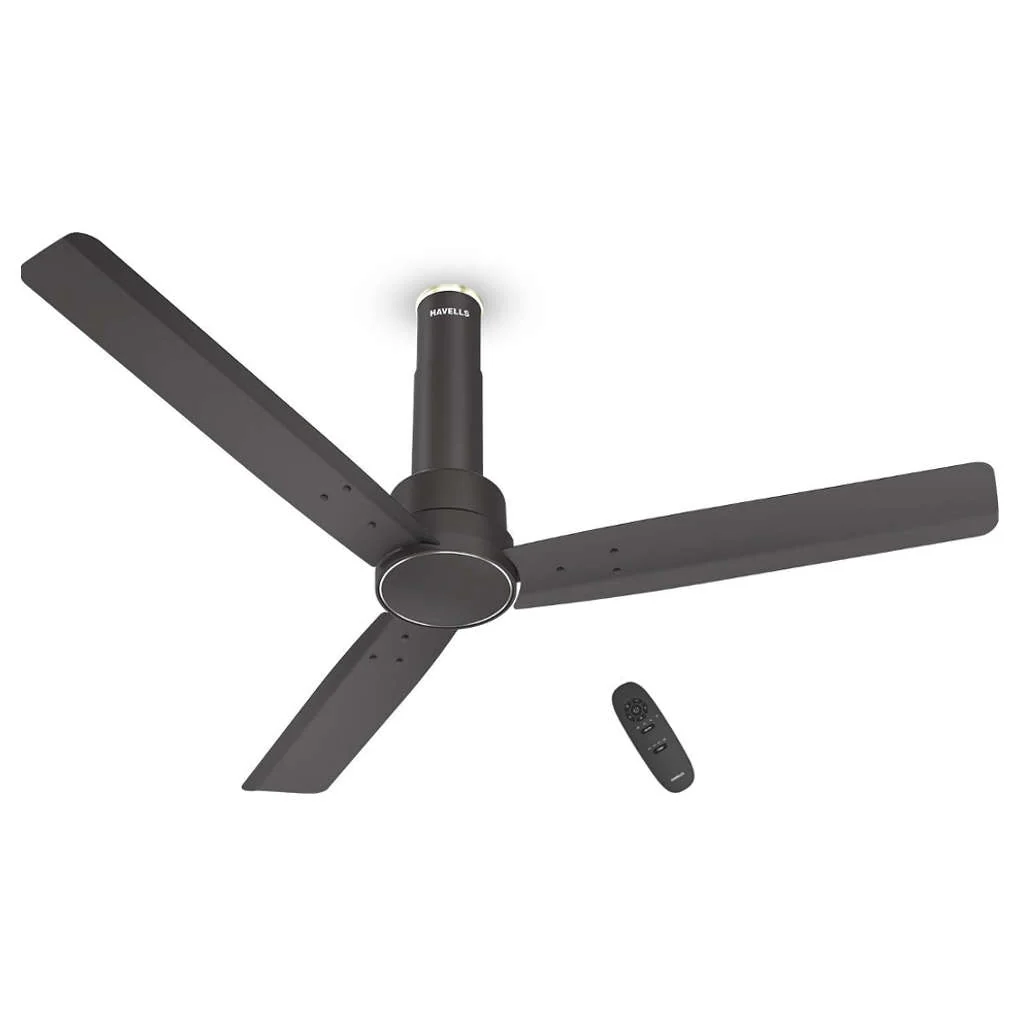 Havells Elio BLDC Ceiling Fan With Remote 900 mm Smoke Brown