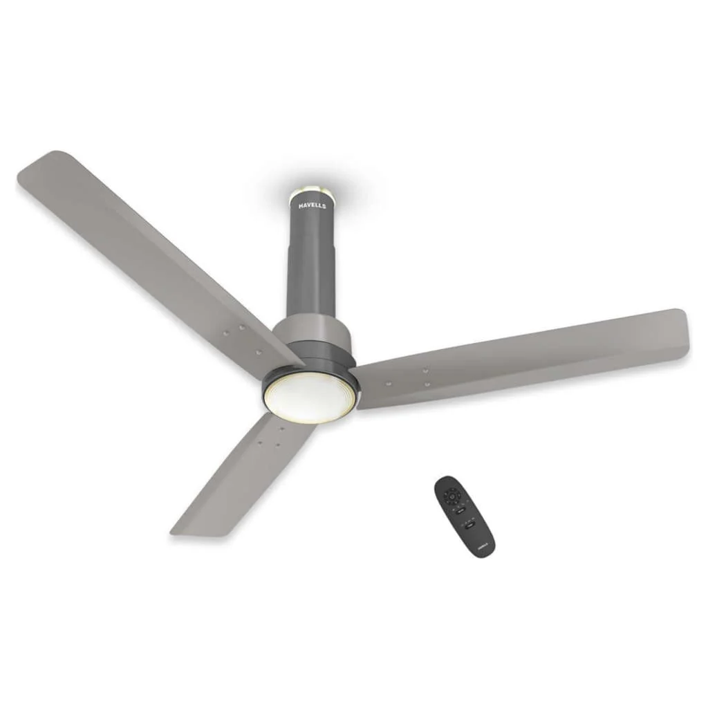 Havells Elio Prime BLDC Ceiling Fan With Remote 1200 mm Slate Mist