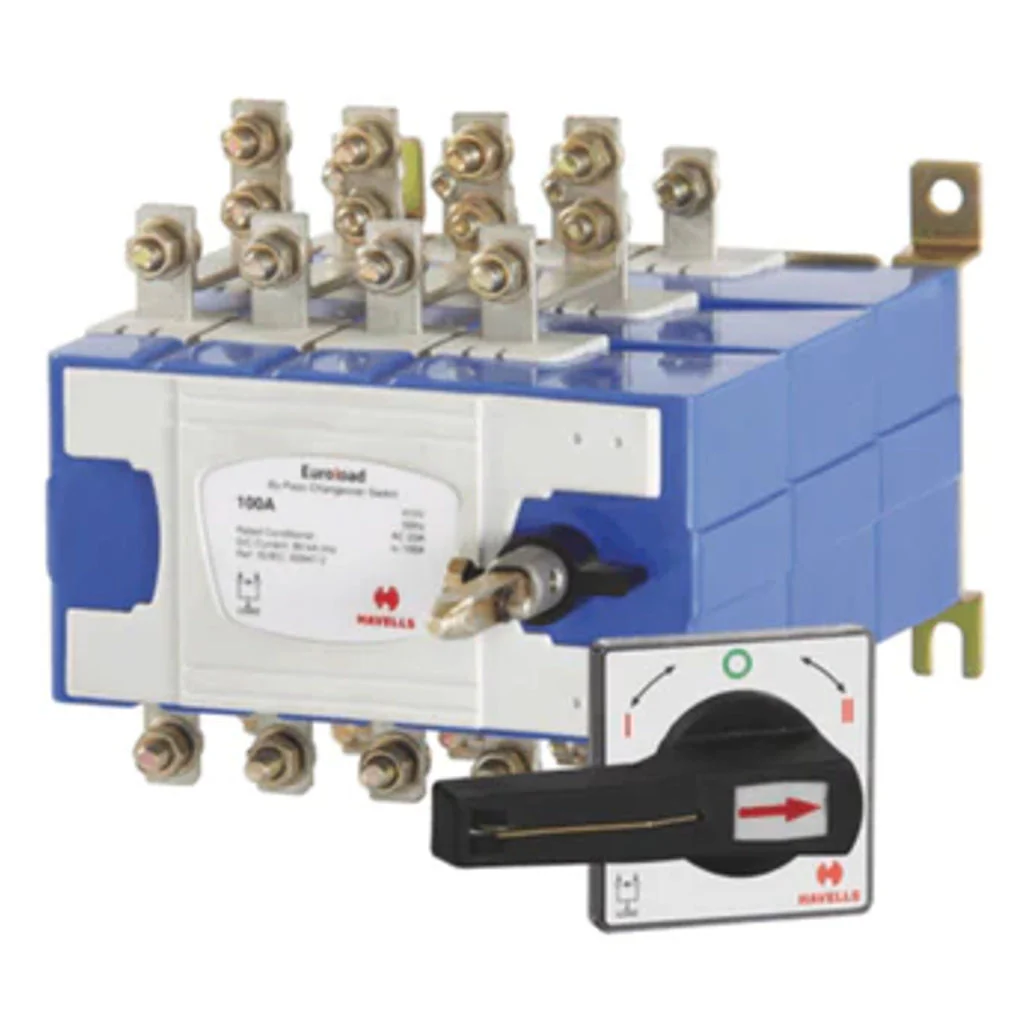 Havells Euroload By-Pass Changeover Switch Size (2) 4 Pole OE 400A – 630A