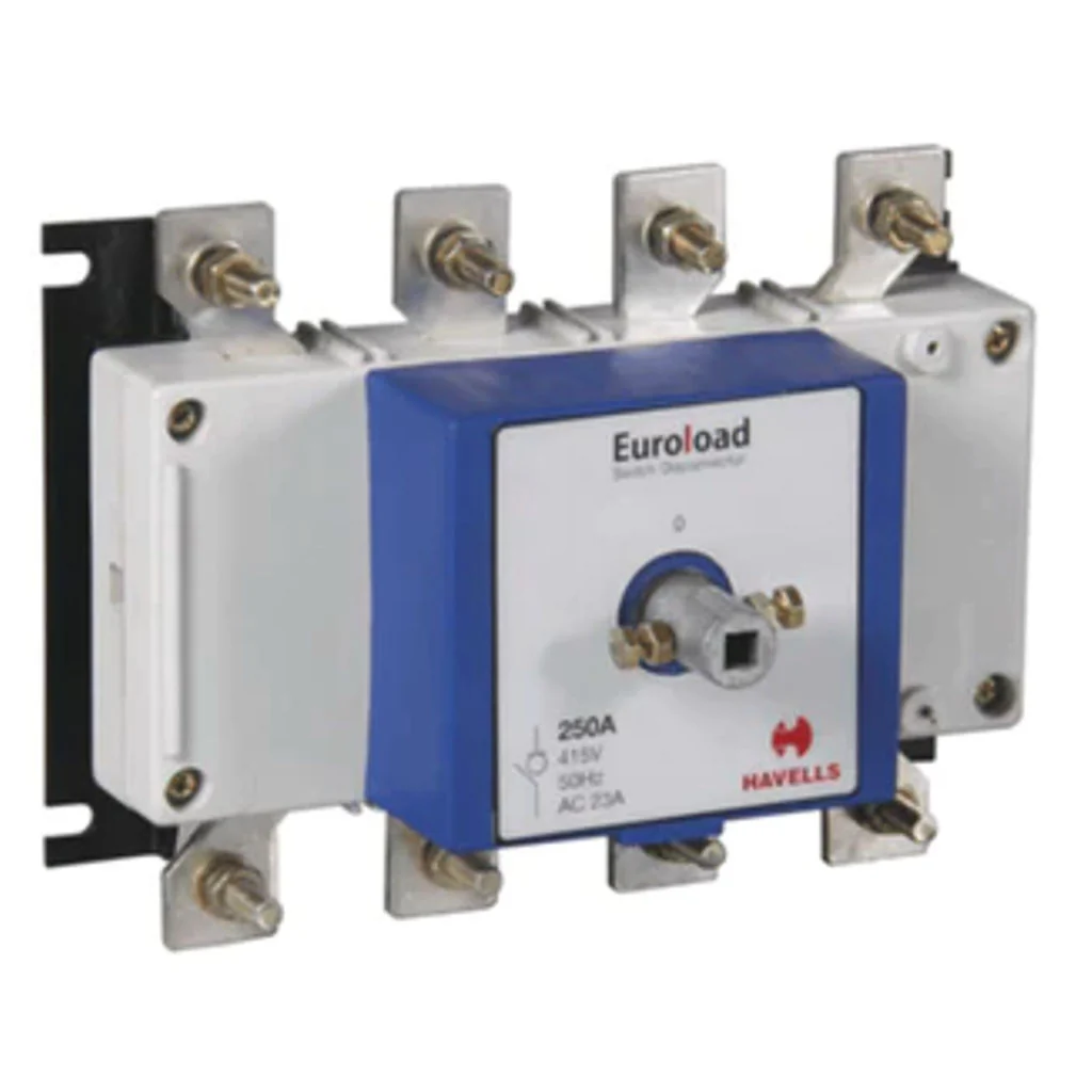 Havells Euroload Switch Disconnector Size (1) 3 Pole SS Enclosure 250A – 400A
